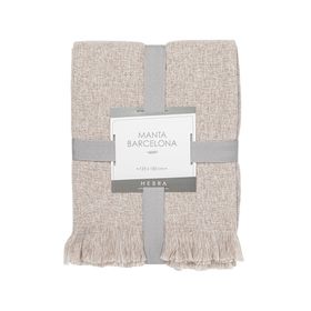Manta Barcelona beige 125x150 cm