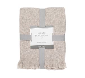 Manta Barcelona beige 125x150 cm