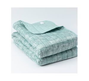 Quilt Reversible verde 2 plazas