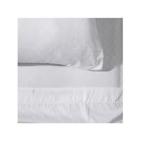 Juego de sábanas 1.5 plazas microfibra Textura blanco