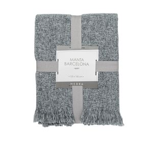 Manta Barcelona gris 125x150 cm