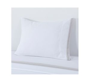 Juego de sábanas 1.5 plazas microfibra Guarda gris