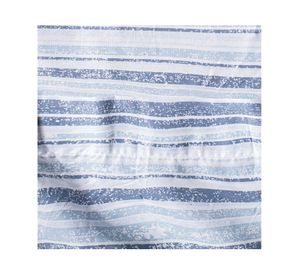Juego de sábanas 1.5 plazas microfibra Estampadas Líneas azul
