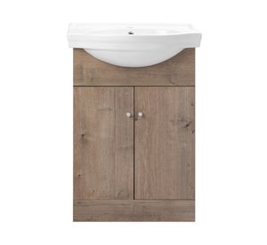 Kit mueble vanitorio Marie lenga 50x80 cm + cubierta