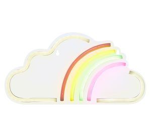 Lámpara pared Nube arcoíris