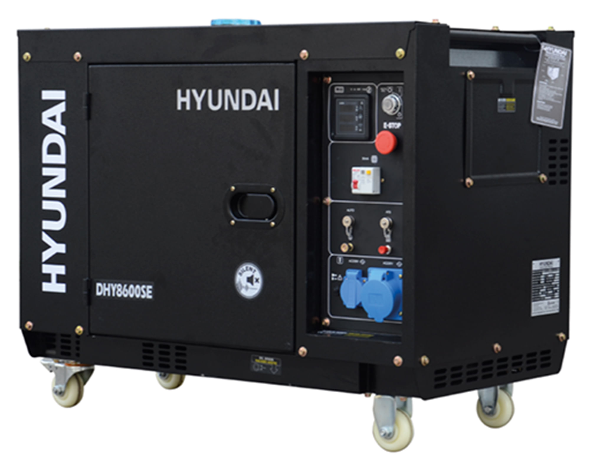 Generador eléctrico diésel 78DHY8600SE 6300W cerrado