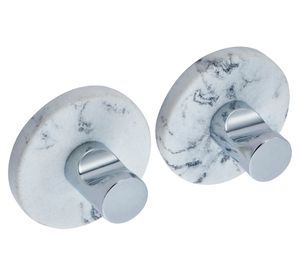 Percha pared Mármol 2 unidades