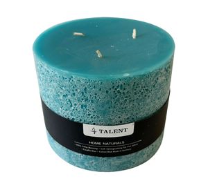 Vela Pilar 10x12.5 cm azul