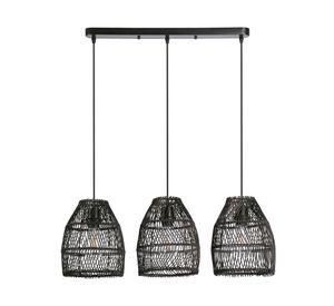 Lámpara colgar 40W E27 3L LED Sarah negro