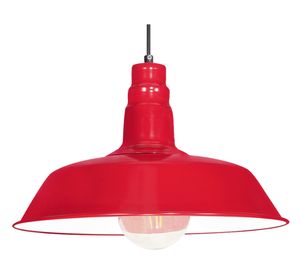Lámpara colgar 1L E27 ISI rojo Form Design