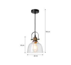 Lámpara de colgar 1L E27 Mae