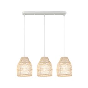 Lámpara colgar 40W E27 3L LED Sarah natural