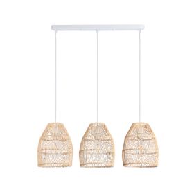 Lámpara colgar 40W E27 3L LED Sarah natural