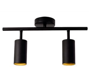 Lámpara de techo 50W GU10 2 Luces Led Kelsey negro