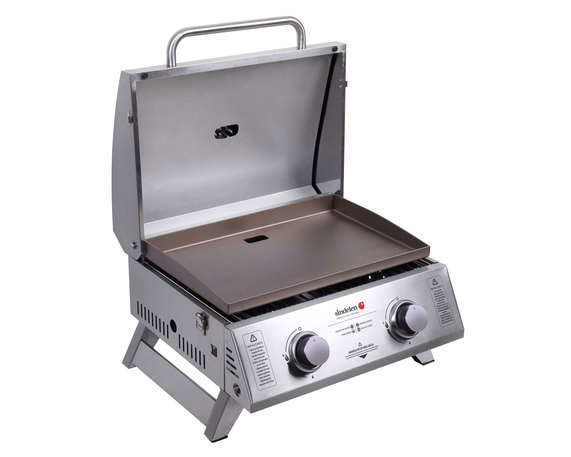 Parrilla a Gas 2 Quemadores PGM-2QIN Sindelen