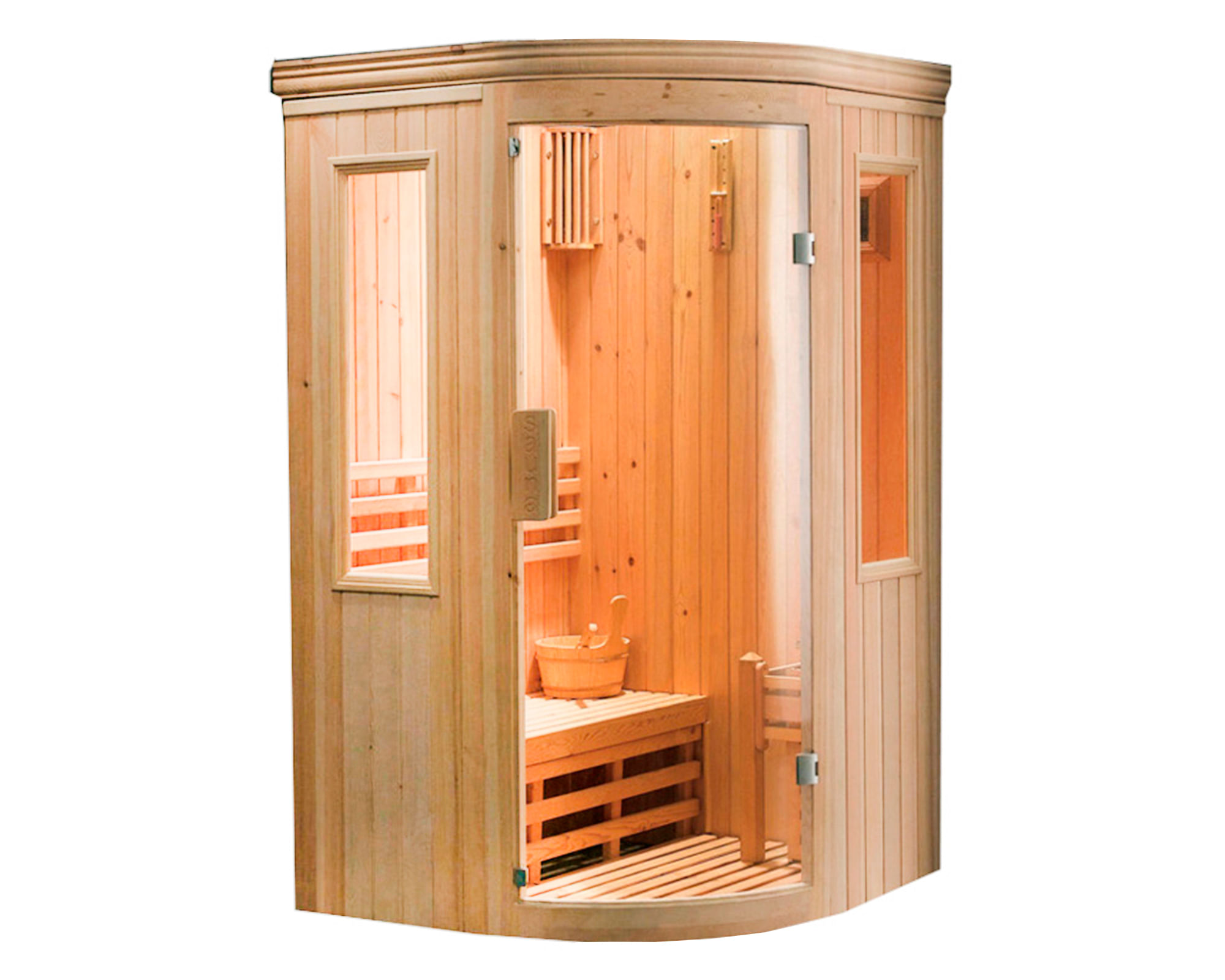 Sauna 2 personas Lahti natural Norglas | Easy.cl