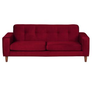 Sofá Salerno 3 cuerpos rojo Latam Home
