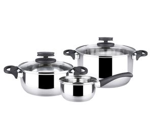 Batería 5 piezas Style plata Magefesa.