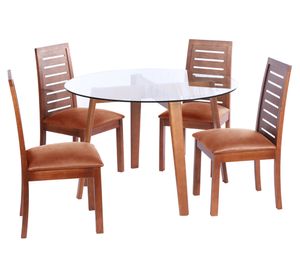 Comedor 4 sillas Valencia café Latam Home