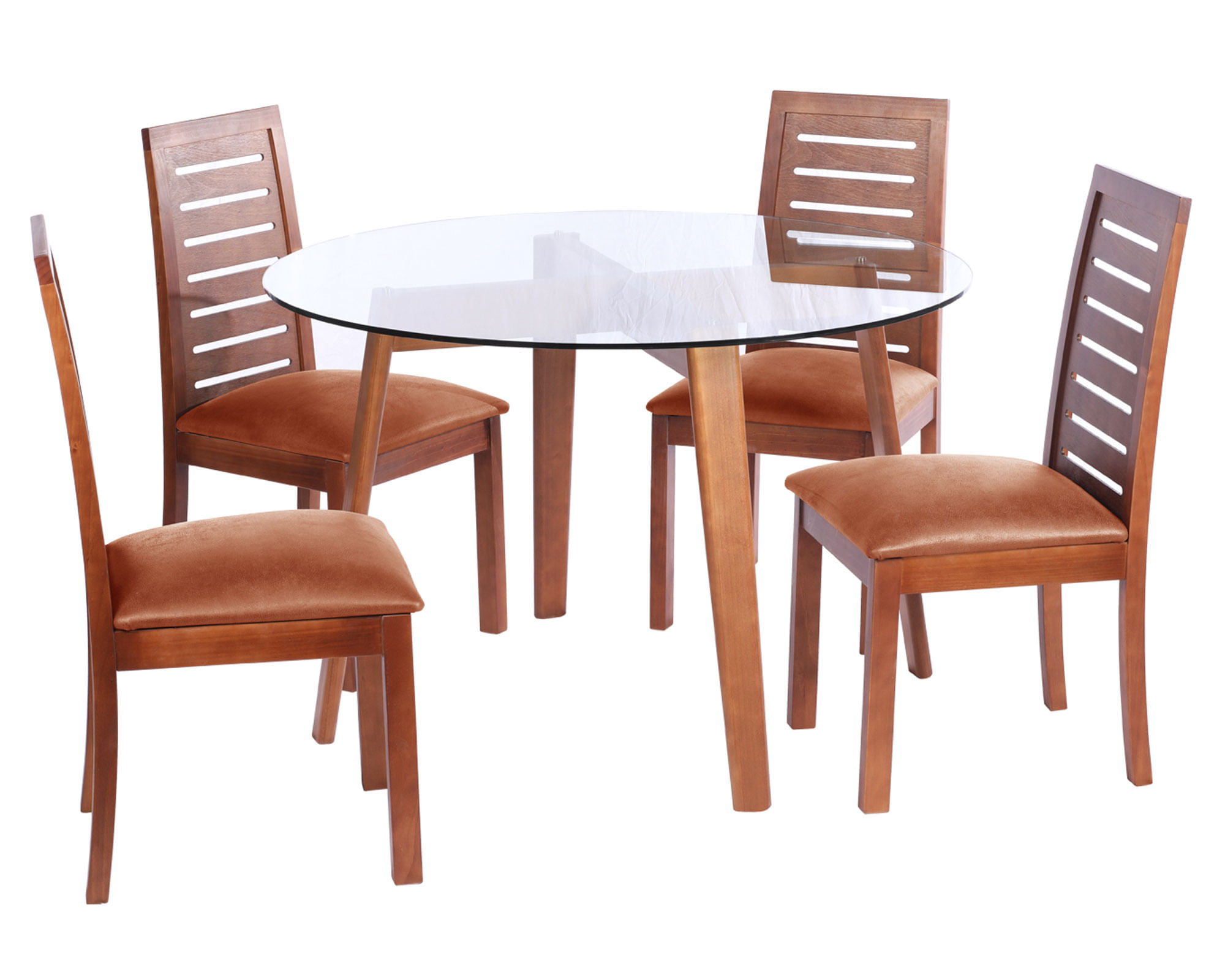 Comedor 4 sillas Valencia café Latam Home