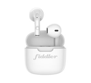 Audífono tws fiddler FD-COLORS23W bluetooth + cable tipo C blanco