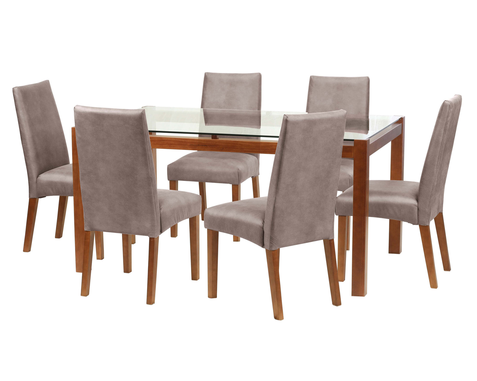 Comedor 6 sillas Barcelona gris Latam Home