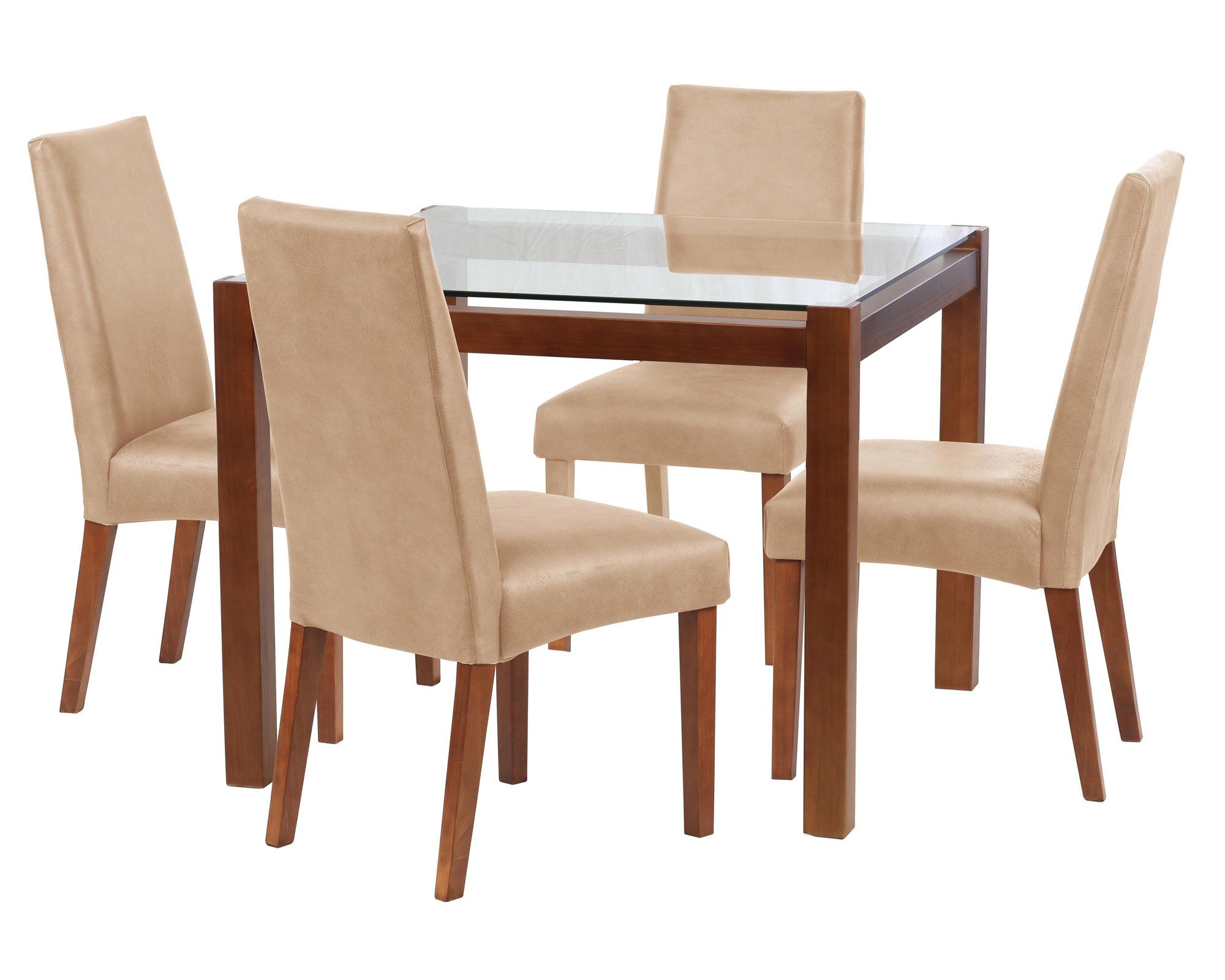 Comedor 4 sillas Barcelona beige Latam Home