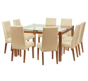 Comedor 8 sillas Barcelona negro Latam Home