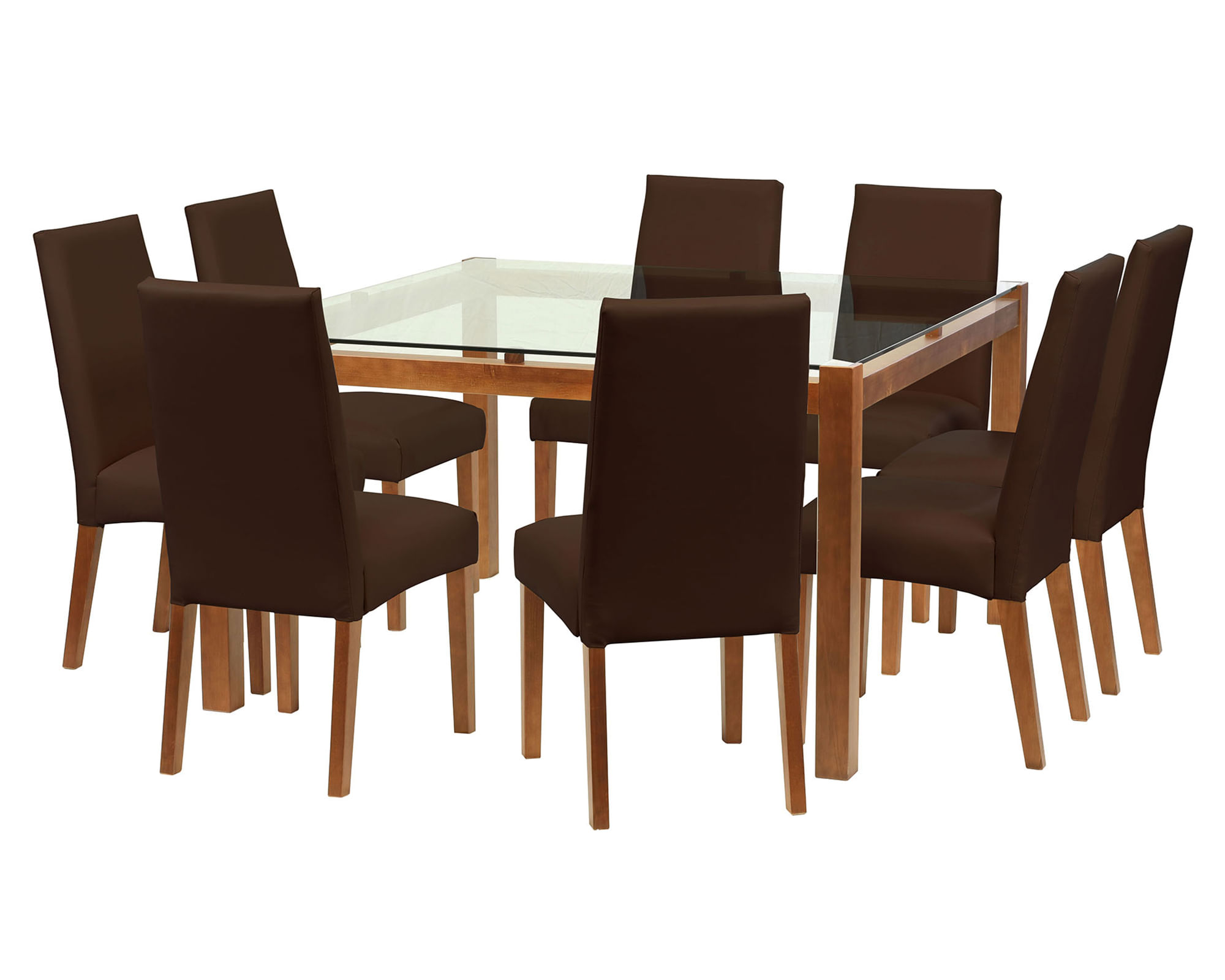 Comedor 8 sillas Barcelona rojo Latam Home
