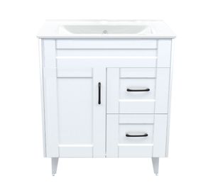 Mueble vanitorio 70 cm BM-Deluxe-70SKB+P-70 blanco Domsa