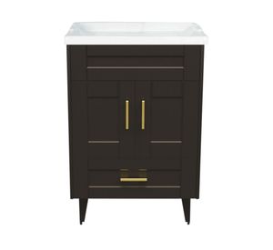 Mueble vanitorio 50 cm BM-Deluxe-50SKC+F-50 café Domsa