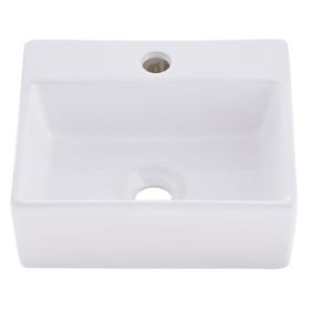 Lavamanos sobreponer 11.5x33x29 cm SLC8039B blanco