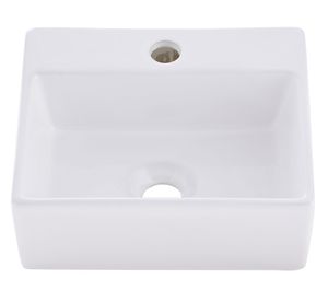 Lavamanos sobreponer 11.5x33x29 cm SLC8039B blanco