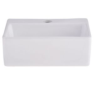 Lavamanos sobreponer 11.5x33x29 cm SLC8039B blanco