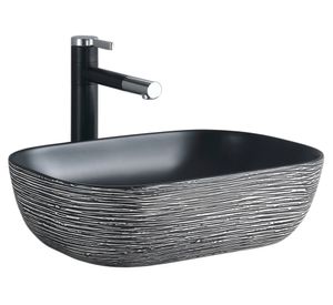 Lavamano sobreponer 8 litros loza negro