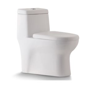WC one piece piso 20 cm botón Dual SD8005-200B blanco