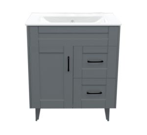 Mueble vanitorio 70 cm BM-DELUXE-70SKG+P-70 gris