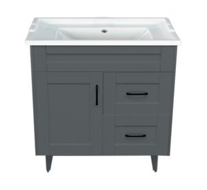 Mueble vanitorio 80 cm BM-DELUXE-80SKG+F-80 gris