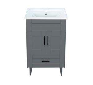 Mueble vanitorio 50 cm BM-DELUXE-50SKG+F-50 gris
