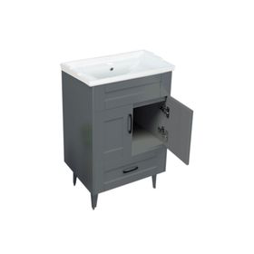 Mueble vanitorio 50 cm BM-DELUXE-50SKG+F-50 gris