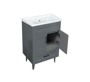 Mueble vanitorio 50 cm BM-DELUXE-50SKG+F-50 gris