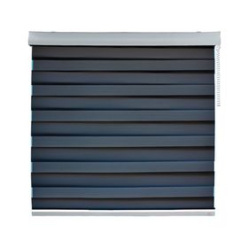 Cortina roller Dúo lino 140x240 cm gris pepper