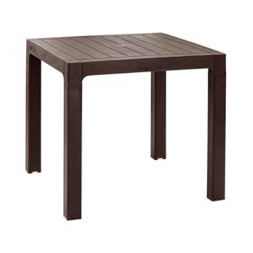 Mesa 80x80 cm marrón moro Reyplast