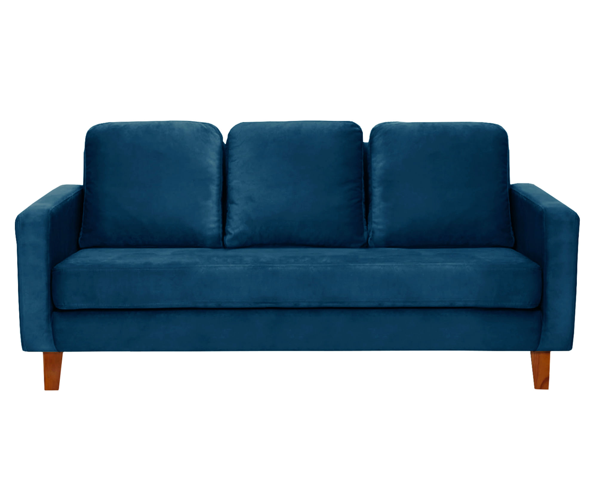 Latam Home Sofá Venecia velvet azul petróleo