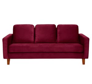 Sofá Venecia velvet burdeo