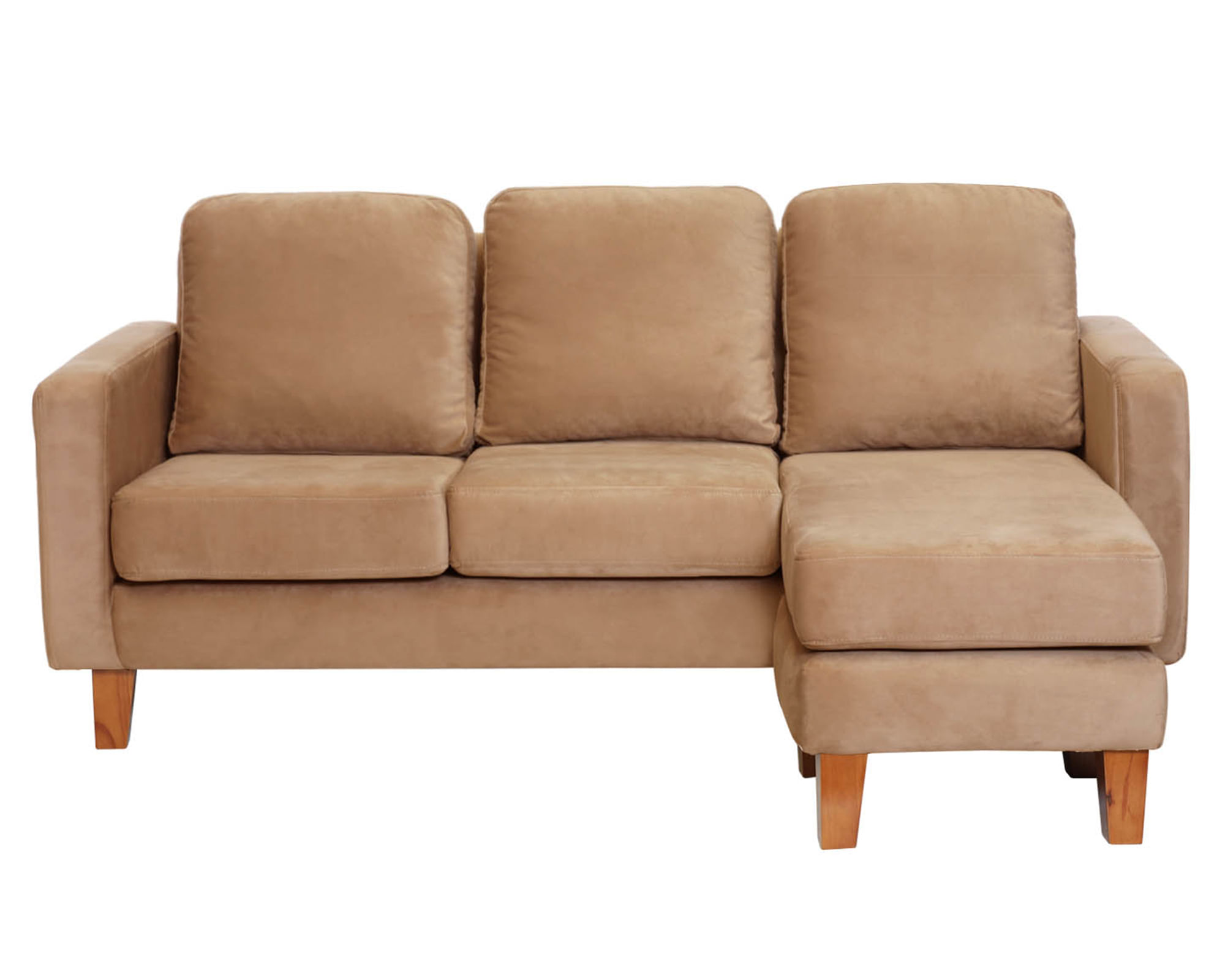 Latam Home Sofá seccional Venecia velvet beige