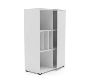 Gabinete medio 1 puerta Office blanco Form Office