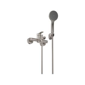 Monomando de tina ducha New Barcelona gris satinado