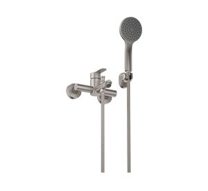 Monomando de tina ducha New Barcelona gris satinado