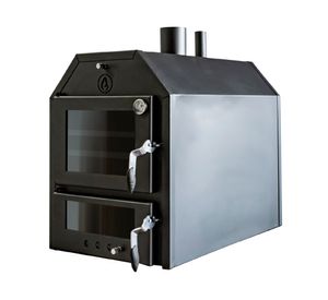 Horno a leña Alcazar gris 61 lt